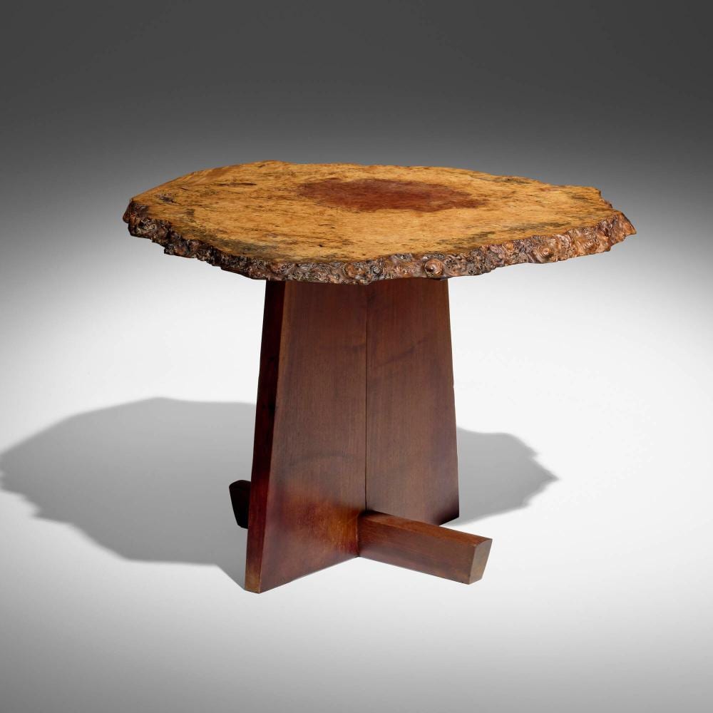 Mira Nakashima comparable auction result: mira nakashima minguren i end table