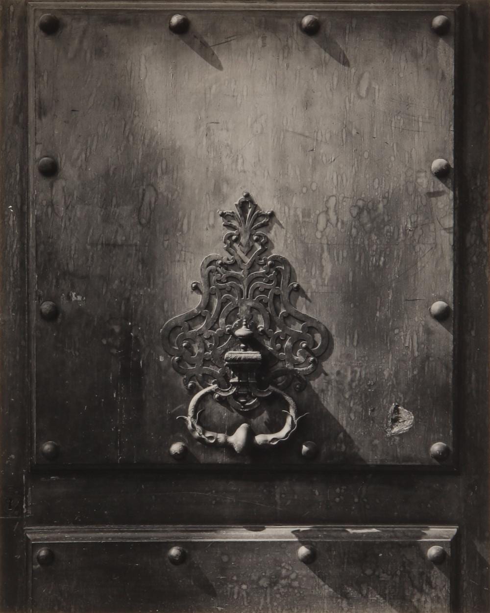Todd Webb comparable auction result: todd webb 1905 2000 knocker door of hotel lauzun c 1950