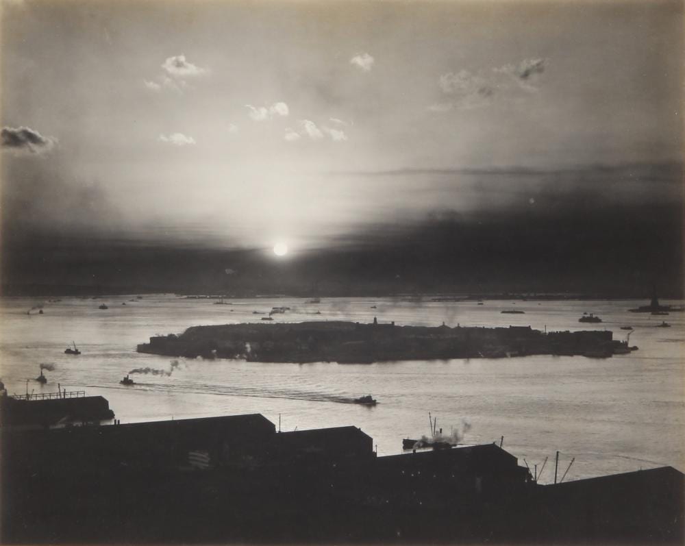 edward weston 1886 1958 sunset view from the roof of the st george hotel brooklyn 1941 · Chiswick Auctions · 2026-05-21 Edward Weston comparable auction result: edward weston 1886 1958 sunset view from the roof of the st george hotel brooklyn 1941