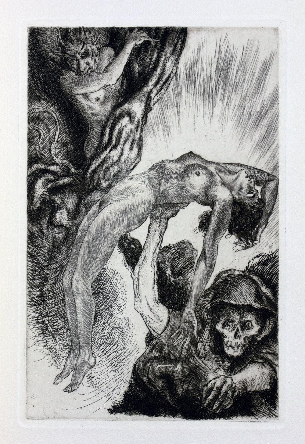 Serge Ivanoff comparable auction result: serge ivanoff jules barbey d aurevilly les diaboliques 1925