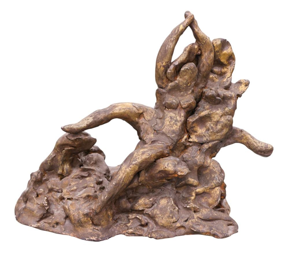 Reuben Nakian comparable auction result: reuben nakian leda and the swan plaster sculpture