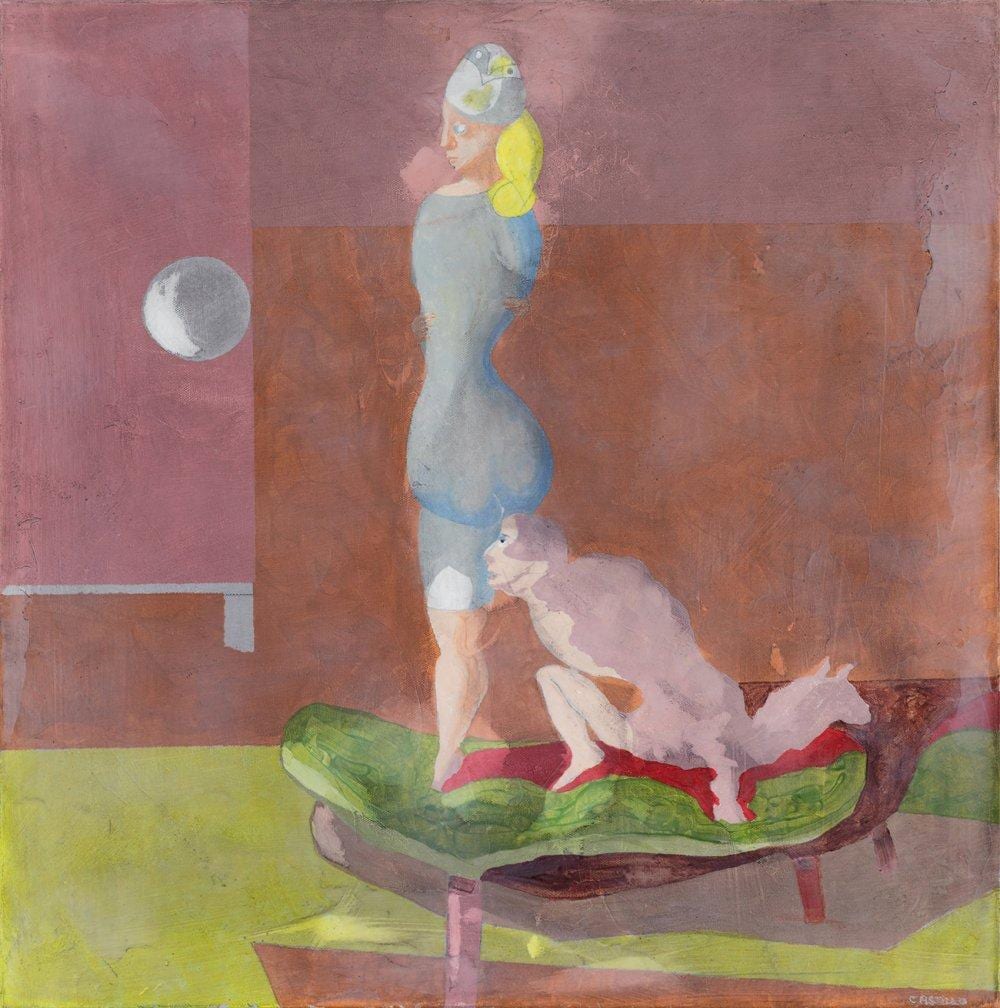 Jorge Castillo comparable auction result: jorge castillo pontevedra 1933 untitled acrylic on canvas signed in the lower right corner