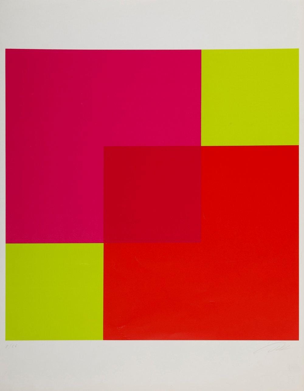 Richard Paul Lohse comparable auction result: richard paul lohse zurich 1902 1988 untitled 1979 silkscreen copy 8 66 signed and justified by hand