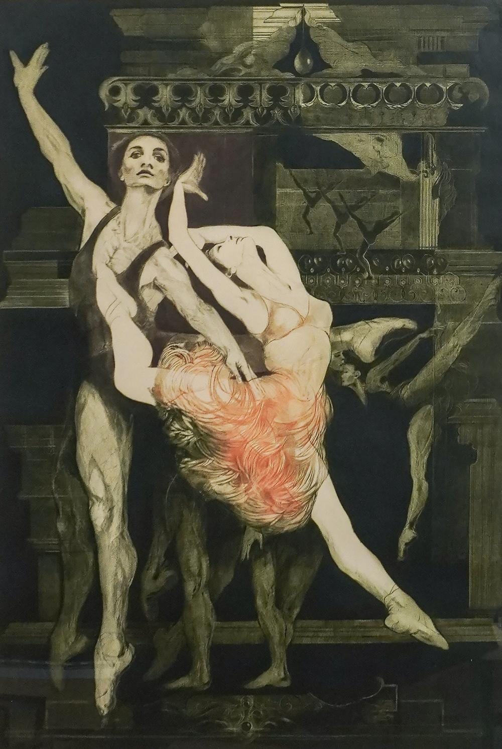 gatja helgart rothe german american 1935 2007 arabesque ii etching in color signed l r titled l c and numbered 94 120 l r frame 45 x 34 in 114 3 x 86 4 cm · Weschler's · 2026-05-05 Gatja Helgart Rothe comparable auction result: gatja helgart rothe german american 1935 2007 arabesque ii etching in color signed l r titled l c and numbered 94 120 l r frame 45 x 34 in 114 3 x 86 4 cm