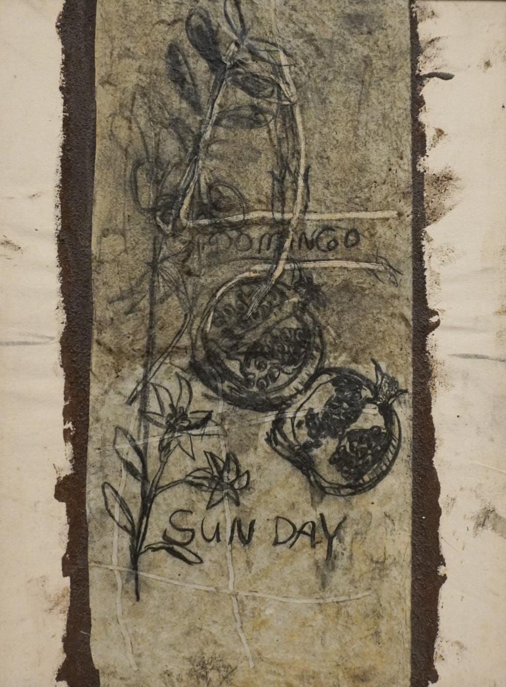 Roberto Juarez comparable auction result: roberto juarez american b 1952 sun day mixed media on canvas 1990 signed dated and inscribed verso frame 30 1 2 x 23 in 77 5 x 58 4 cm
