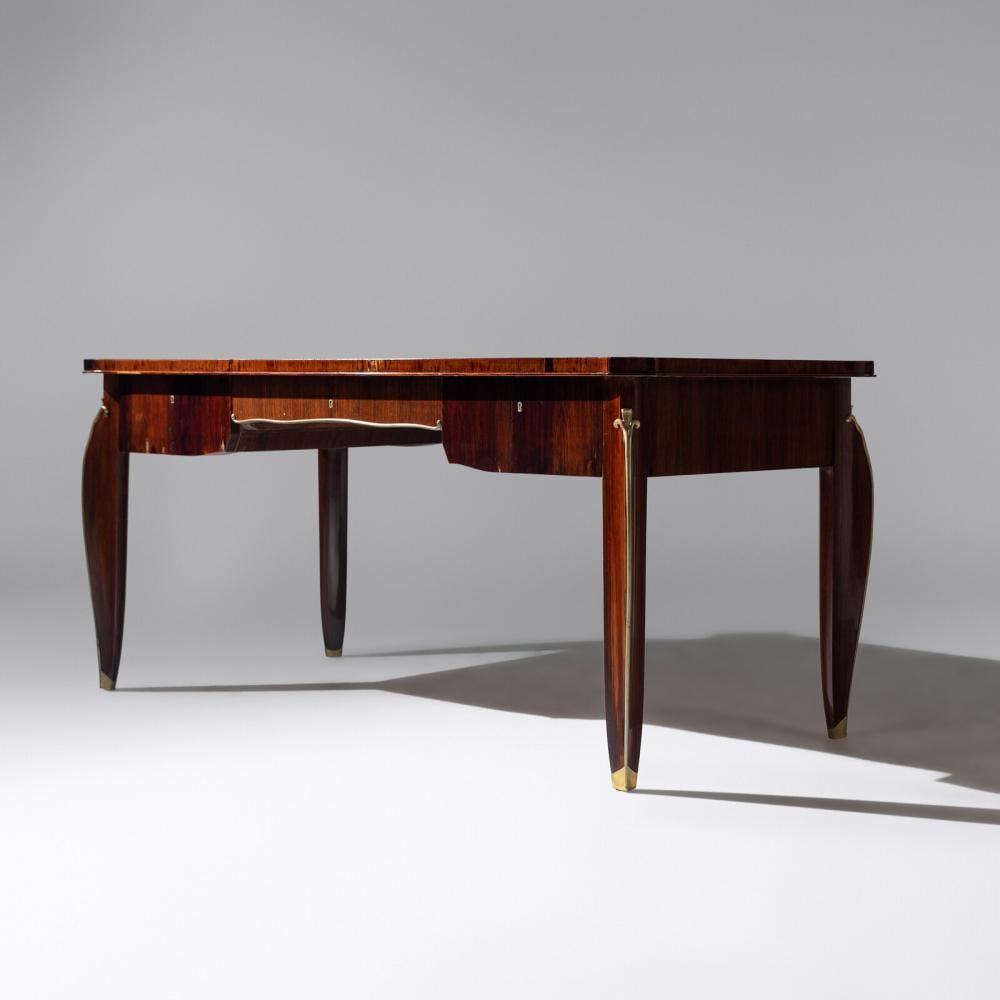 Jules Emile Leleu comparable auction result: jules leleu french 1883 1961 rosewood desk