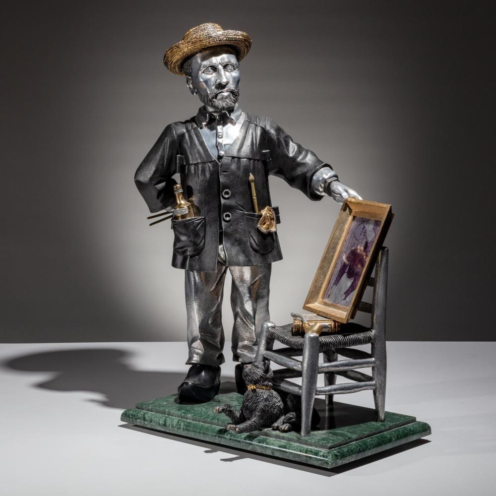 Frank Meisler comparable auction result: frank meisler israeli 1929 2018 van gogh c 1980