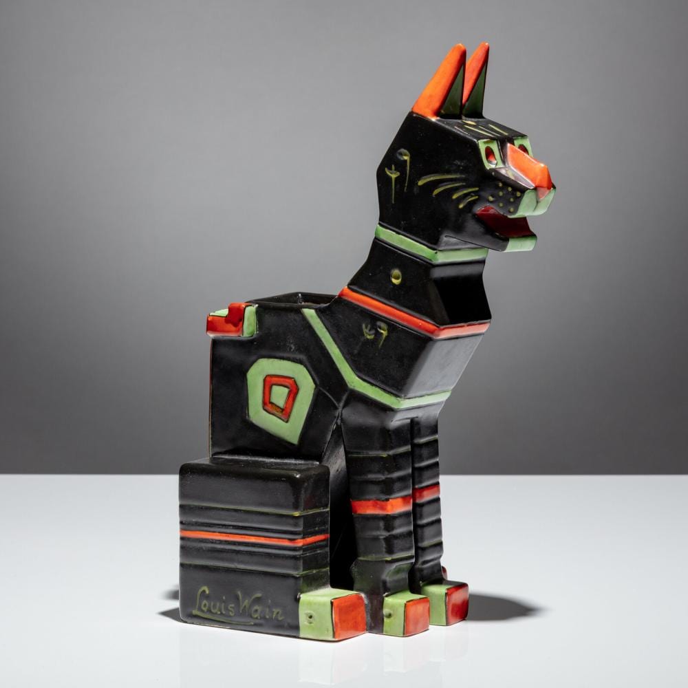 Louis William Wain comparable auction result: louis wain english 1860 1939 large cat