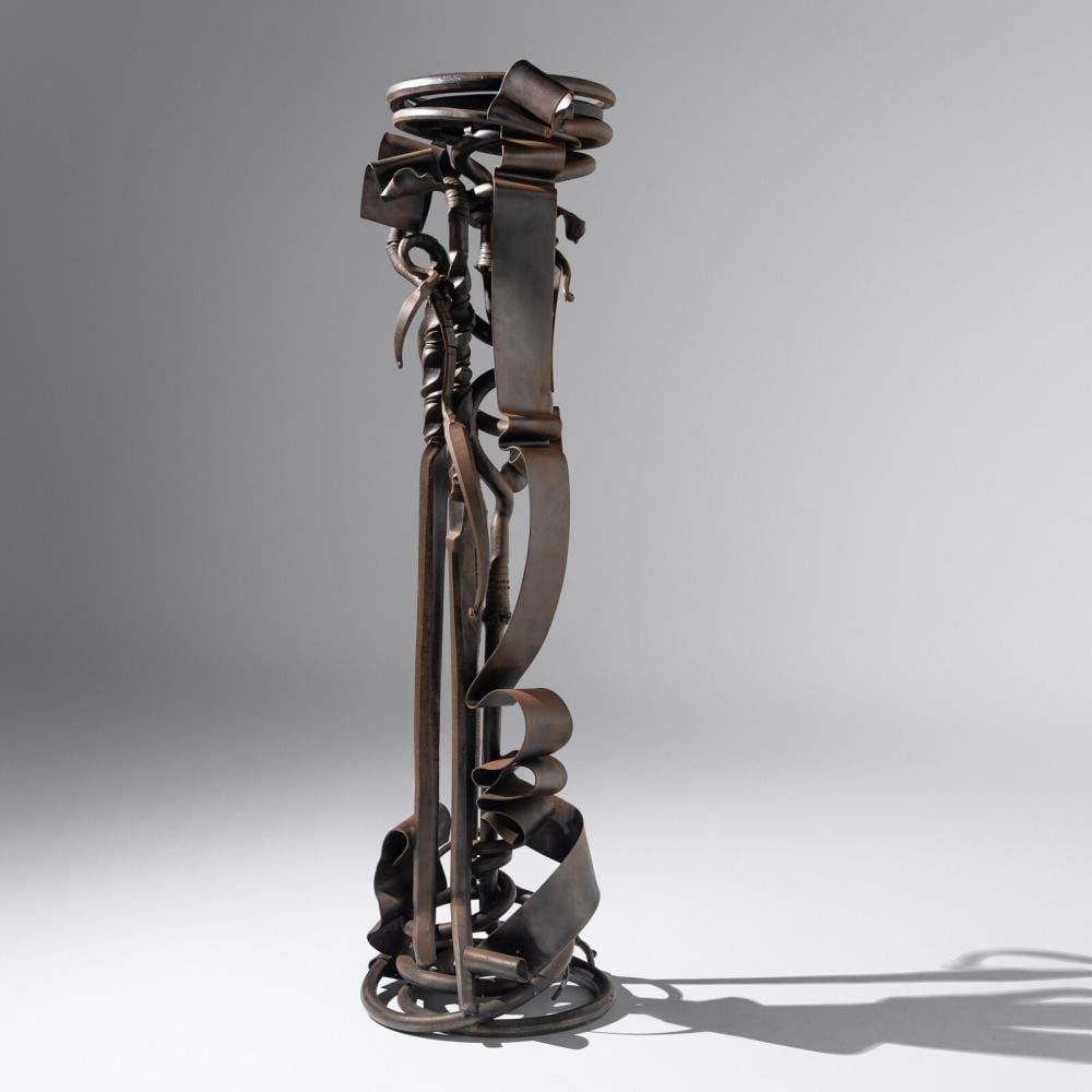 Albert Paley comparable auction result: albert paley american b 1944 tall plant stand 1988