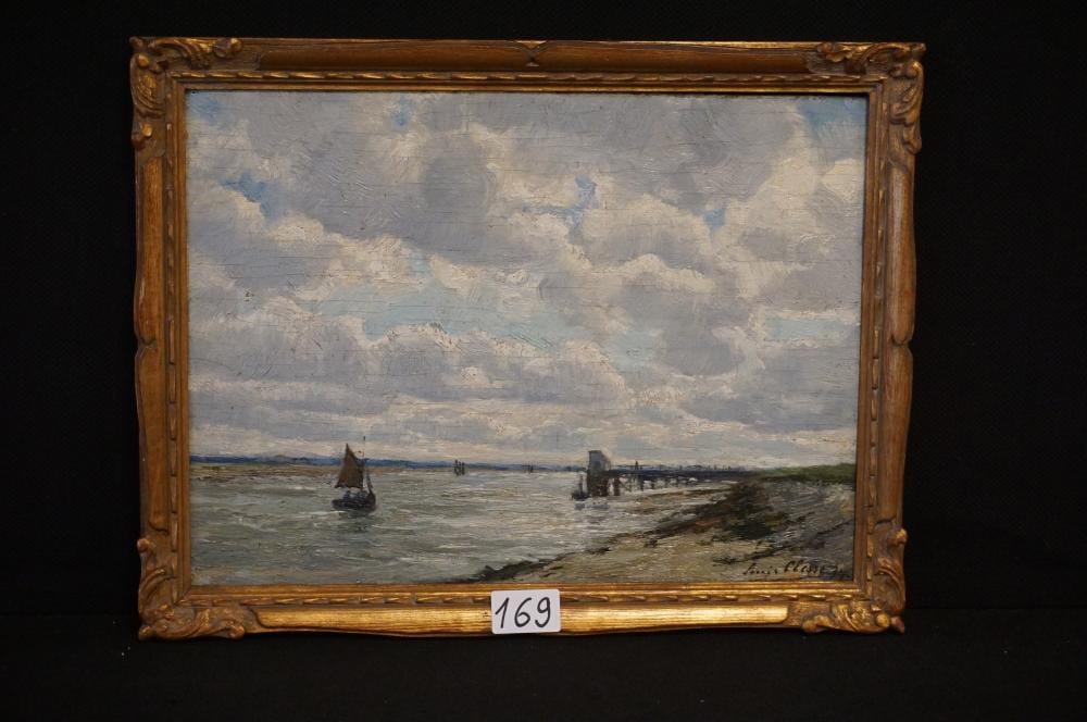 Louis Clesse comparable auction result: louis clesse 1889 1961 marine olieverf o