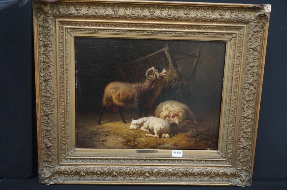 louis robbe 1806 1887 schapen in de stal · DEWIT Auctions · 2026-05-24 Louis Robbe comparable auction result: louis robbe 1806 1887 schapen in de stal