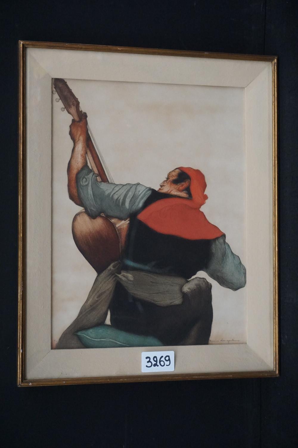 maurice langaskens 1884 1946 le guitariste · DEWIT Auctions · 2026-05-26 Maurice Langaskens comparable auction result: maurice langaskens 1884 1946 le guitariste