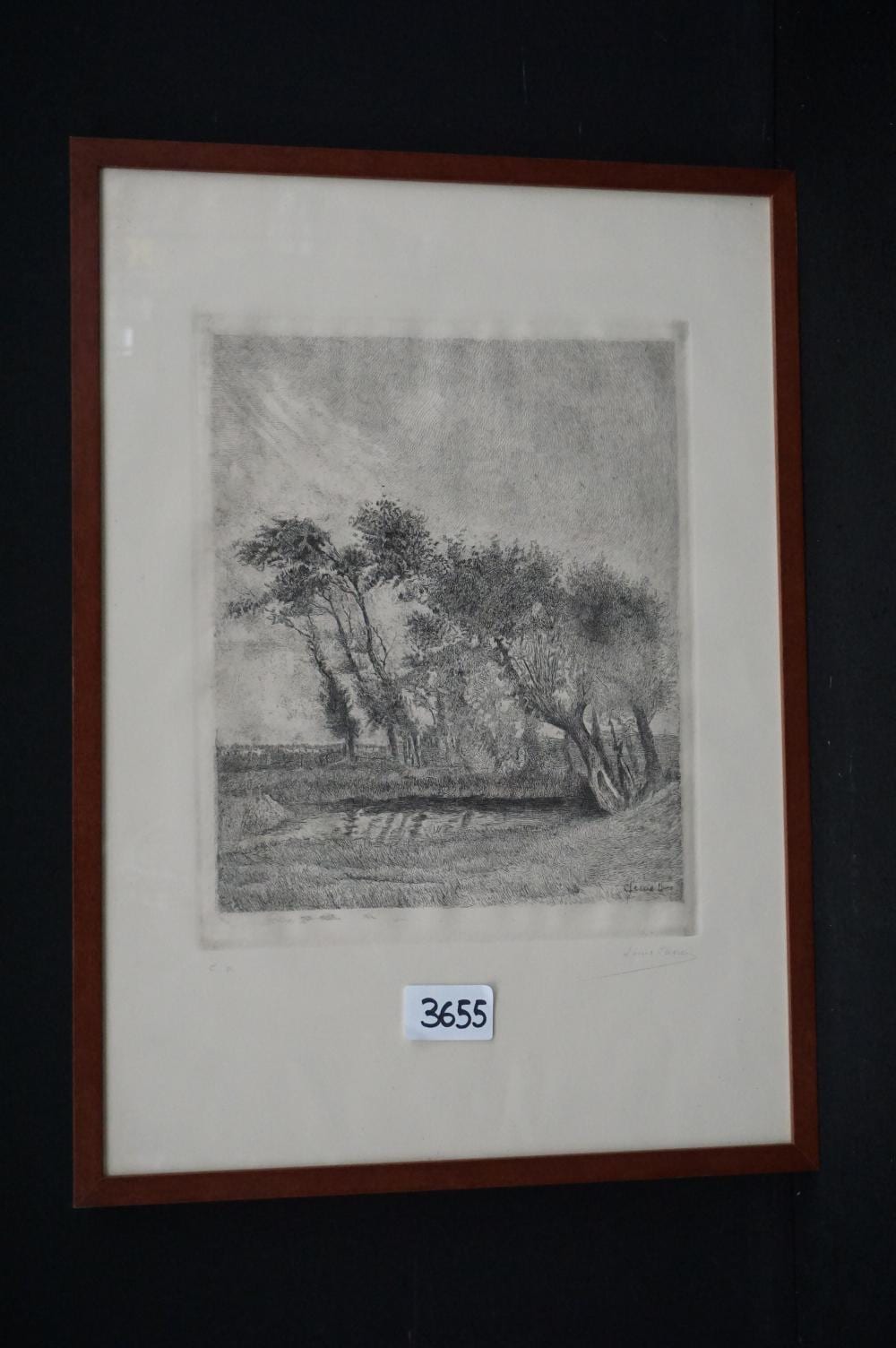 Louis Clesse comparable auction result: louis clesse 1889 1961 de waterpoel ets