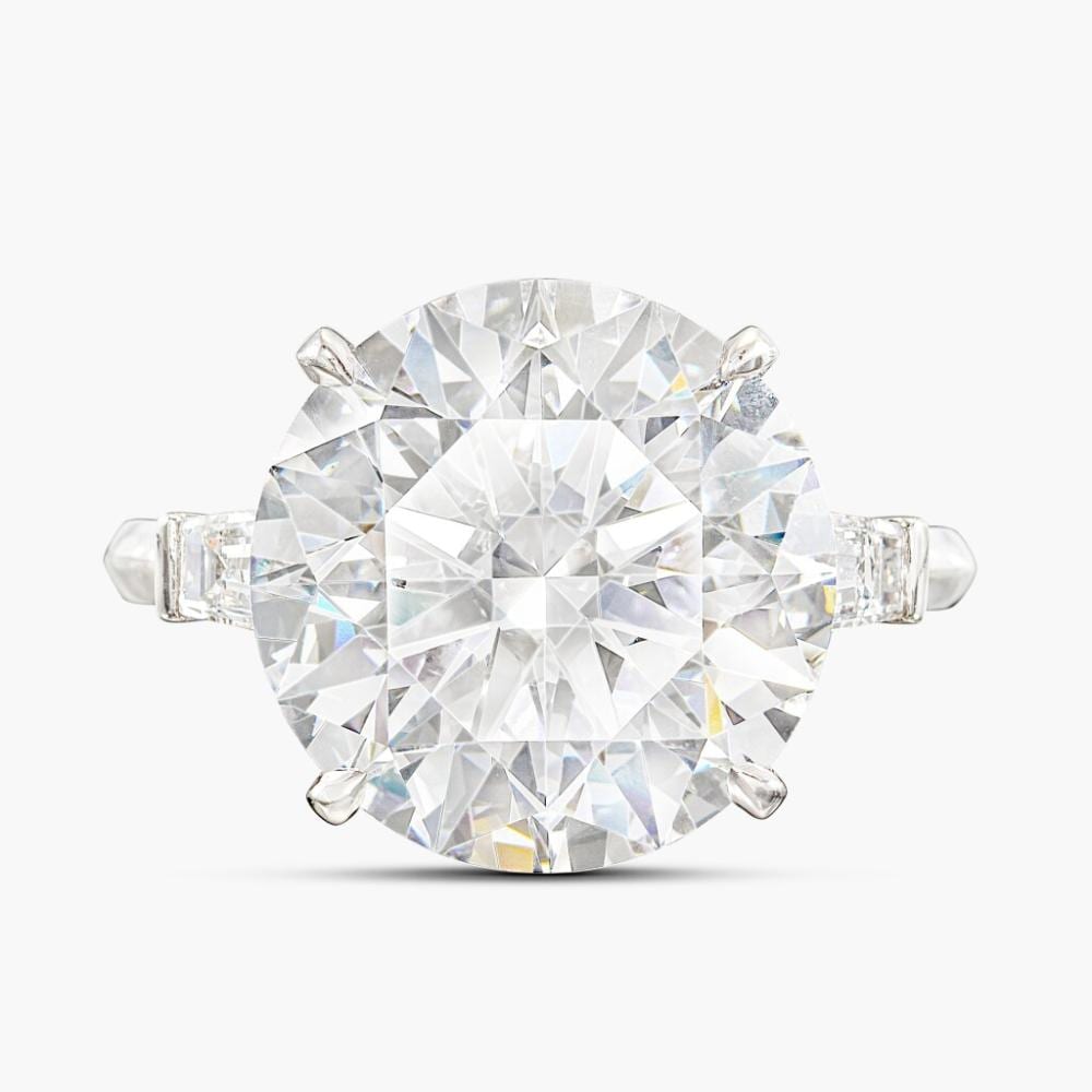 Diamond Ring | 格拉夫 | 10.45克拉 圓形 D色 Type IIa 鑽石 戒指 comparable sale