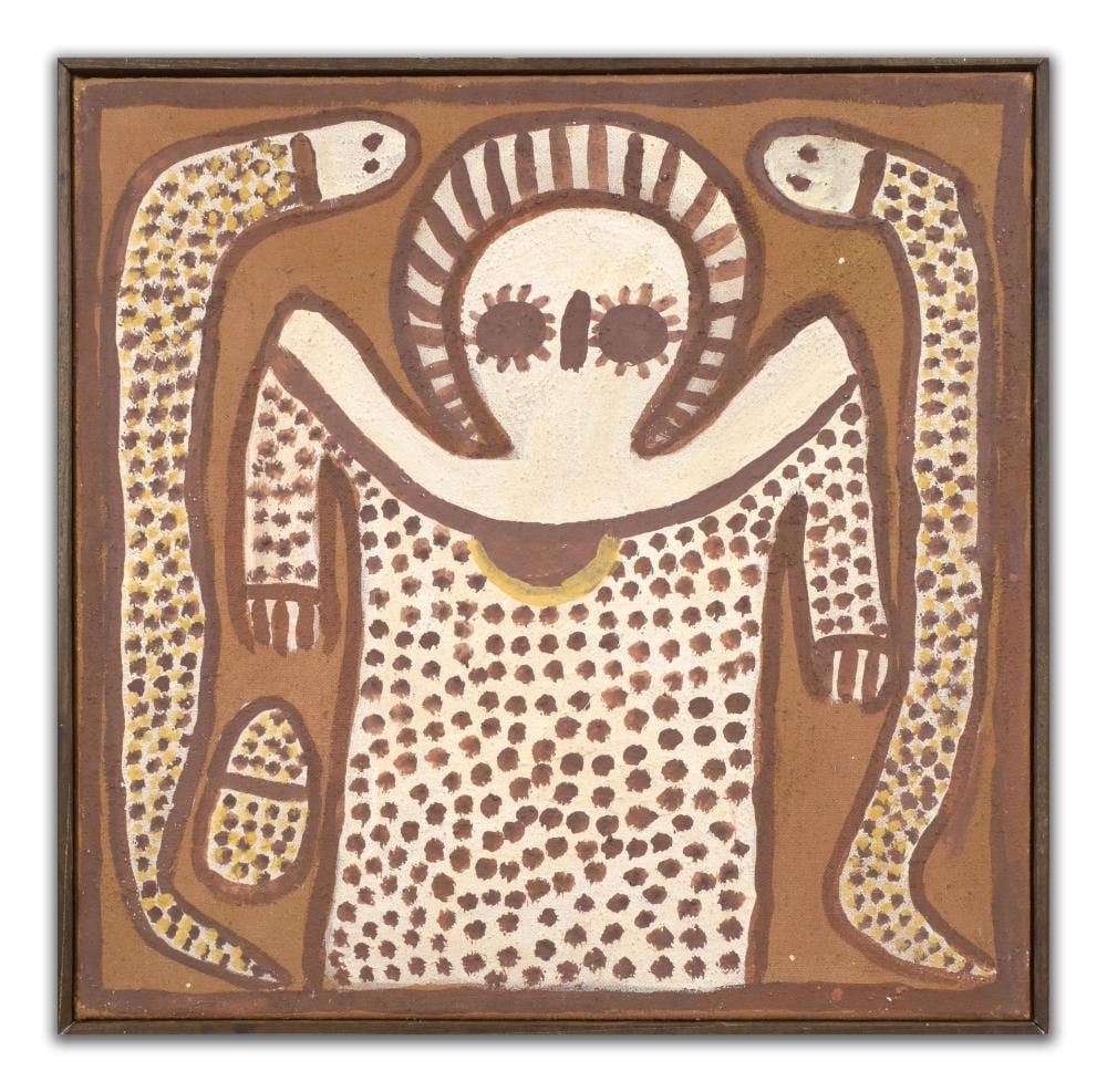 Lily Karedada comparable auction result: lily karadada wandjina 2000