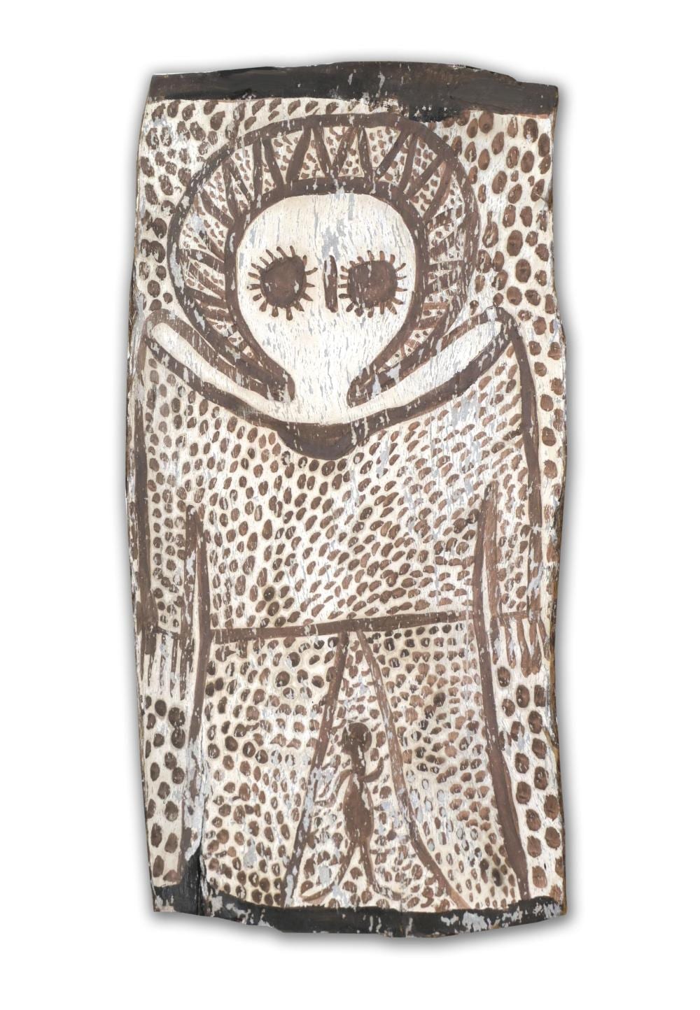 Lily Karedada comparable auction result: lily karadada wandjina 1990