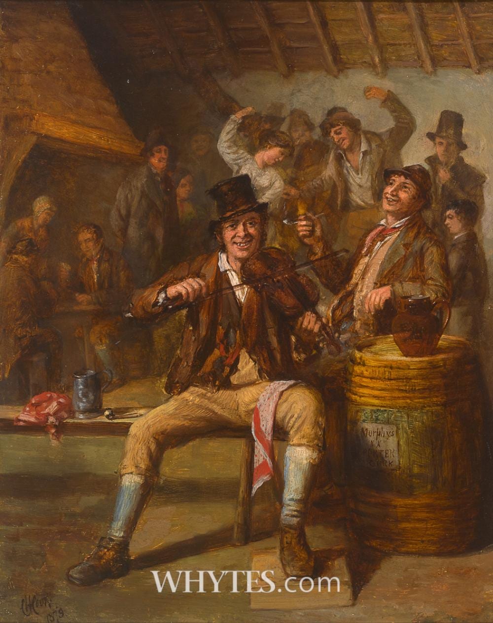 Charles Henry Cook comparable auction result: charles henry cook 1830 1906 a session 1879