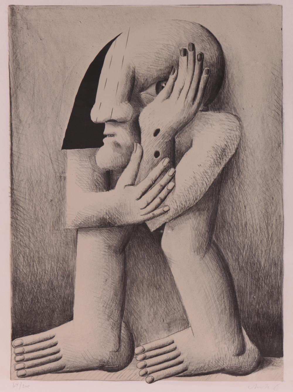 Horst Antes comparable auction result: horst antes geb 1936