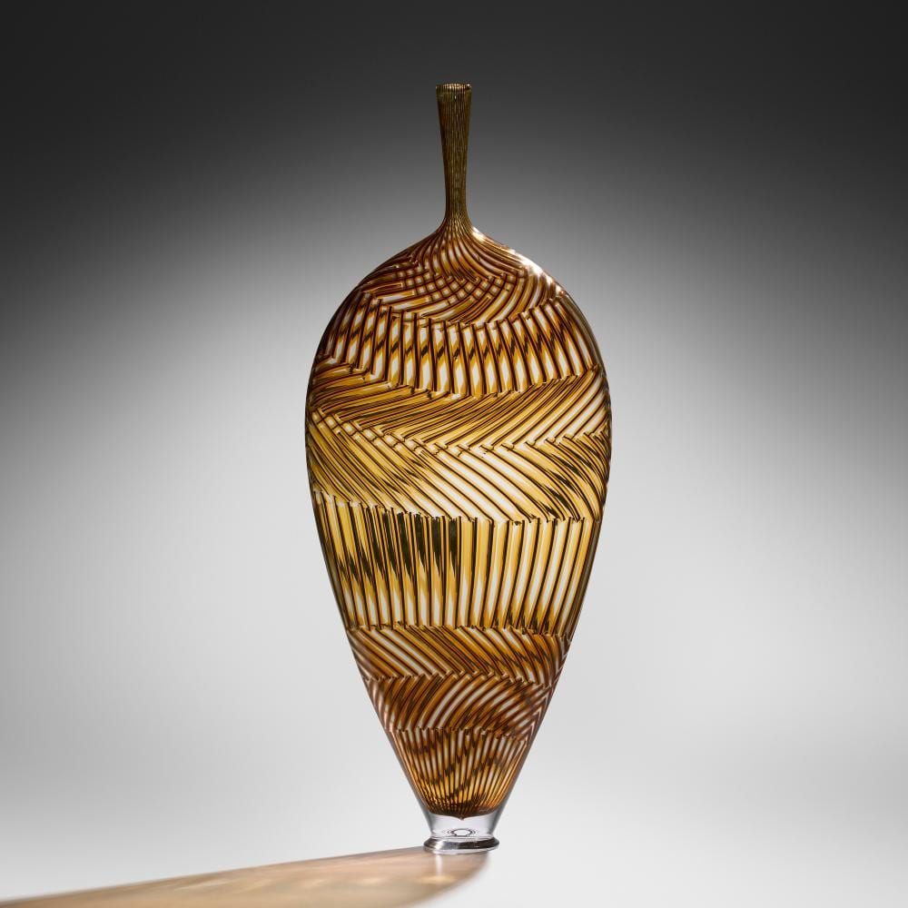 Dante Marioni comparable auction result: dante marioni tall mosaic vase