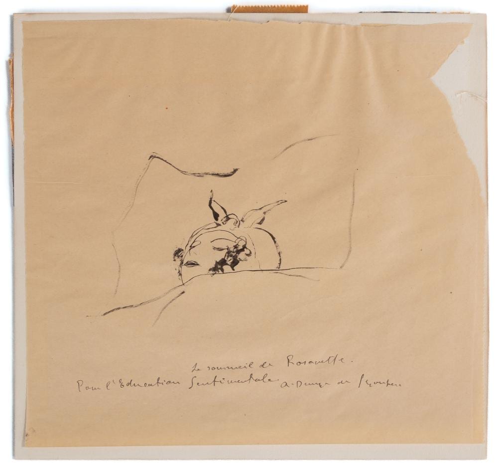 Andre Dunoyer de Segonzac comparable auction result: andre dunoyer de segonzac french 1884 1974 woman sleeping