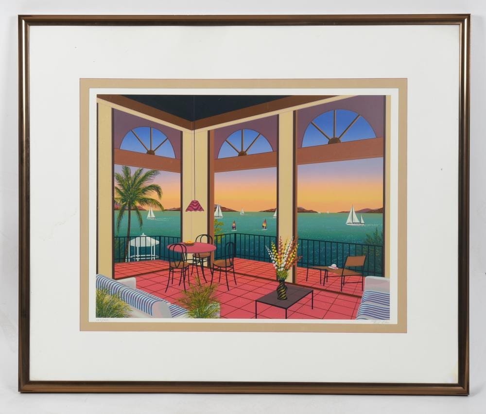 Fanch Ledan comparable auction result: fanch ledan french b 1949 the villa