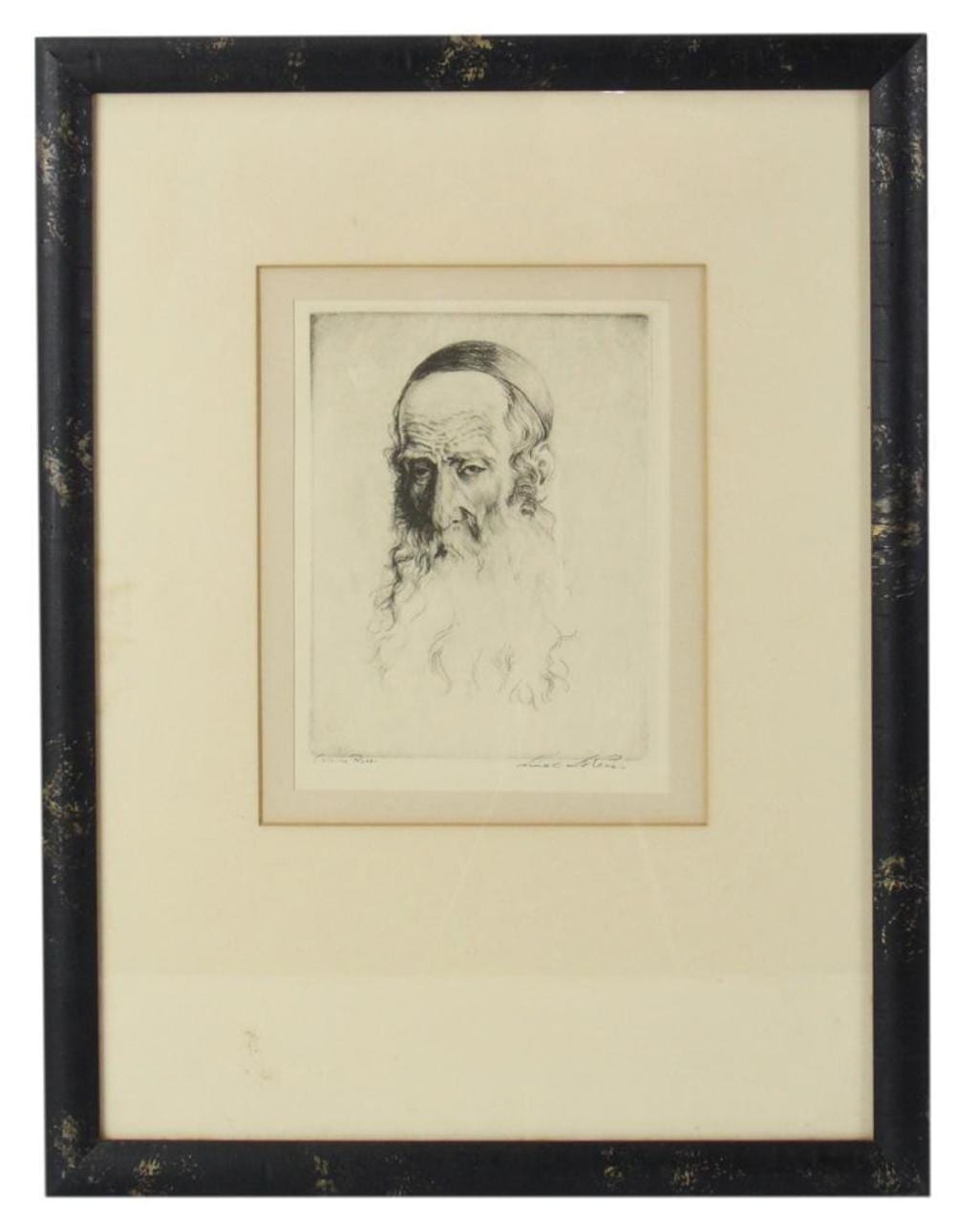 Lionel S. Reiss comparable auction result: lionel s reiss galician rabbi engraving