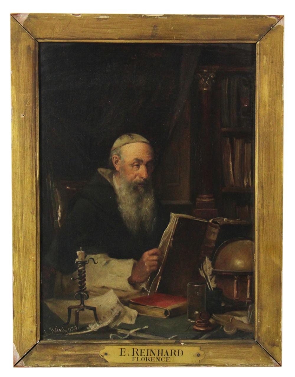 Franz Windhager comparable auction result: e reinhard oil on panel after franz reichardt