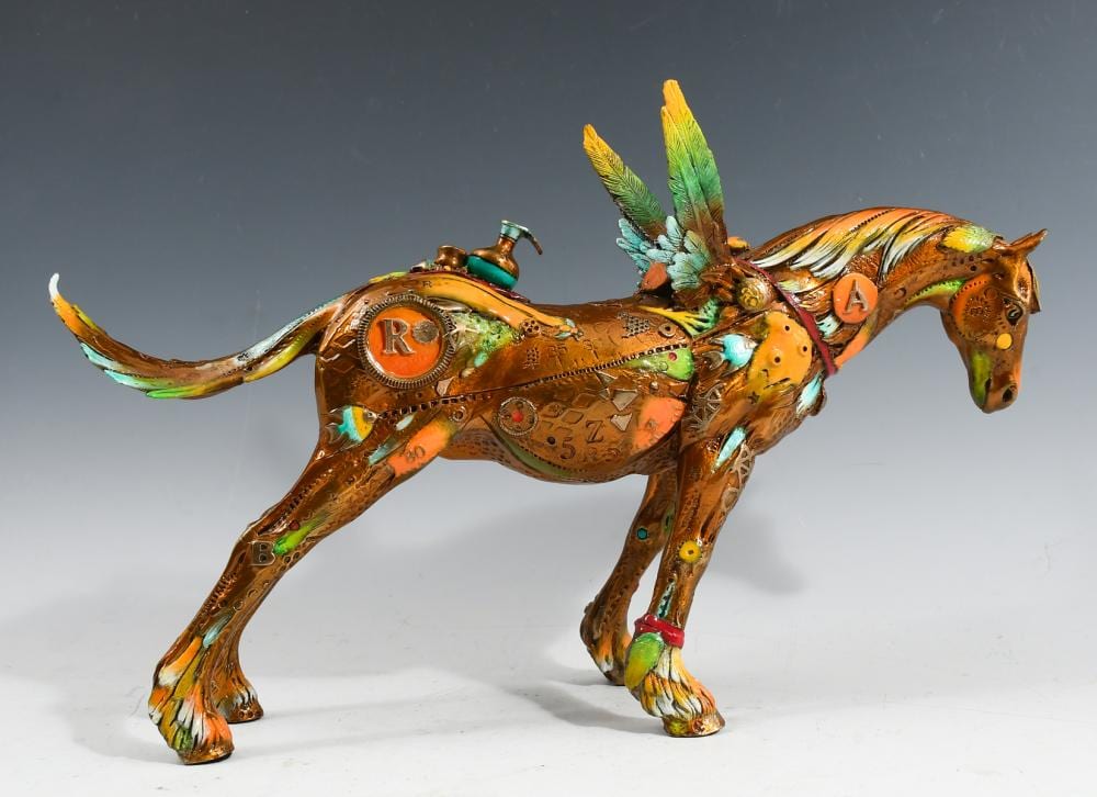 Nano Lopez comparable auction result: nano lopez arthur the believer bronze
