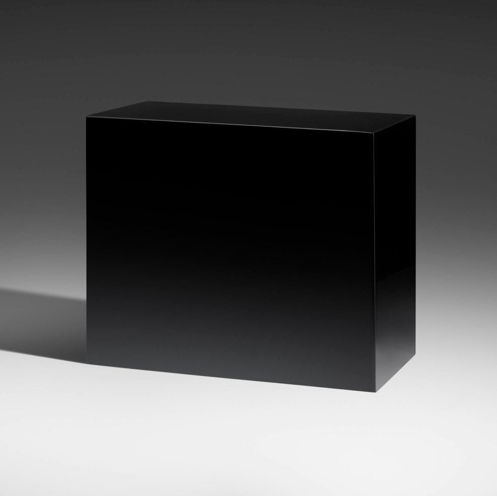 John McCracken comparable auction result: john mccracken black block