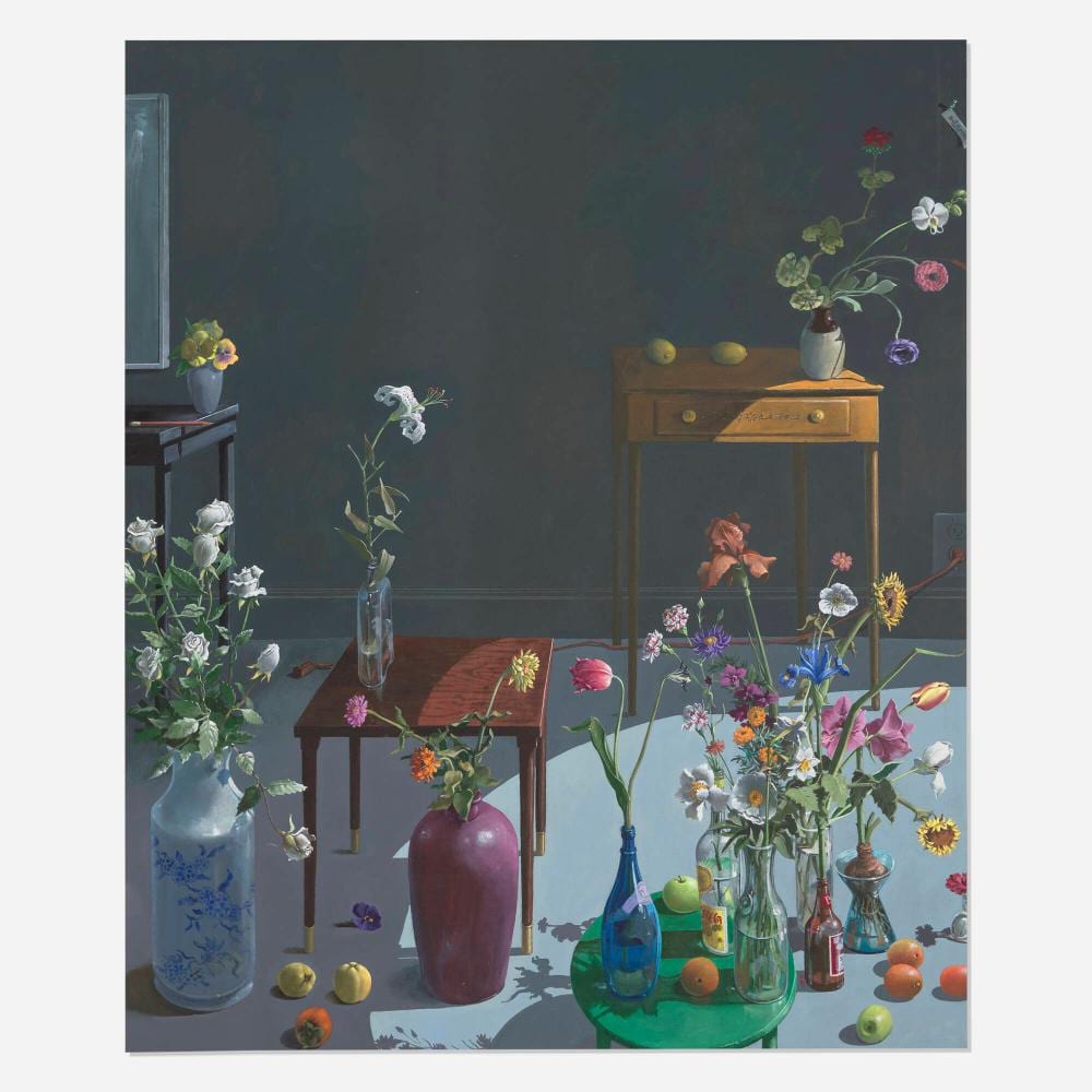 Paul Wonner comparable auction result: paul wonner flowers fruit and furniture