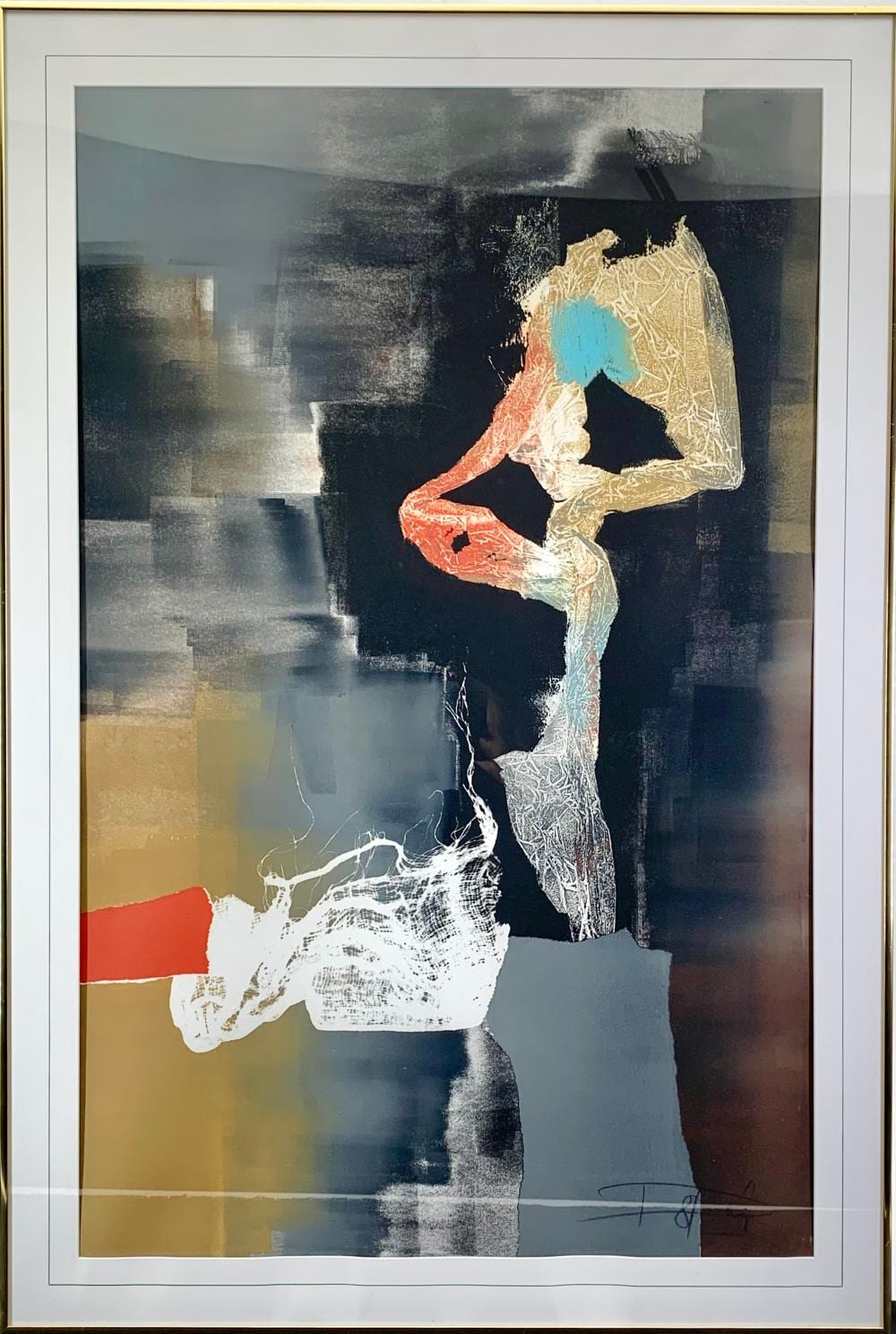 Laszlo Dus comparable auction result: laszlo dus hungarian american b 1941 untitled 1981 monotype on paper