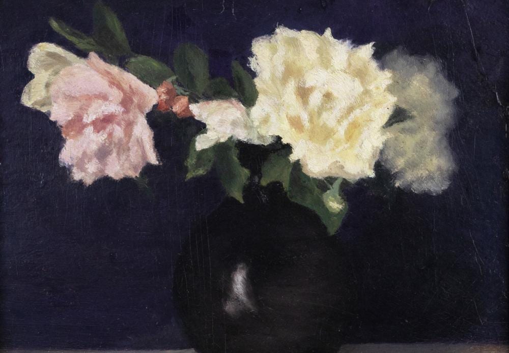 Roland Wakelin comparable auction result: roland wakelin 1887 1971 still life with roses