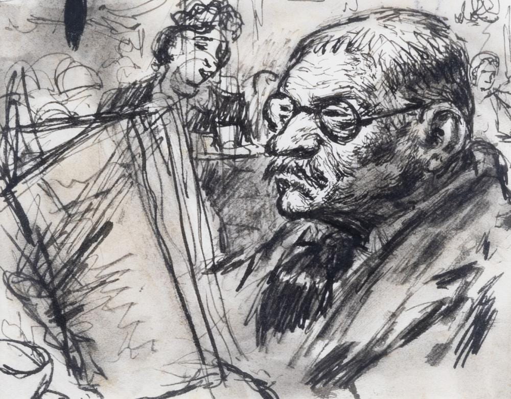 William Dobell comparable auction result: william dobell 1899 1970 london characters and genre early london c 1935 38