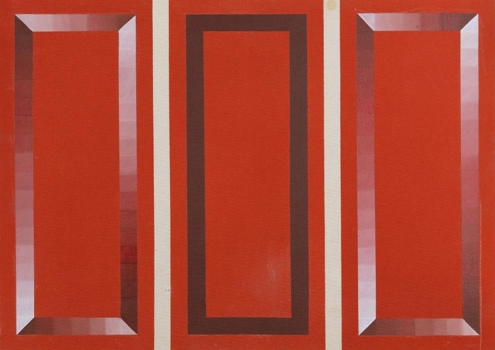 Robert Jacks comparable auction result: robert jacks 1943 2014 red painting series circa 1967