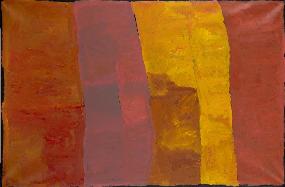 Kudditji Kngwarreye comparable auction result: kudditji kngwarreye c1928 2017 untitled