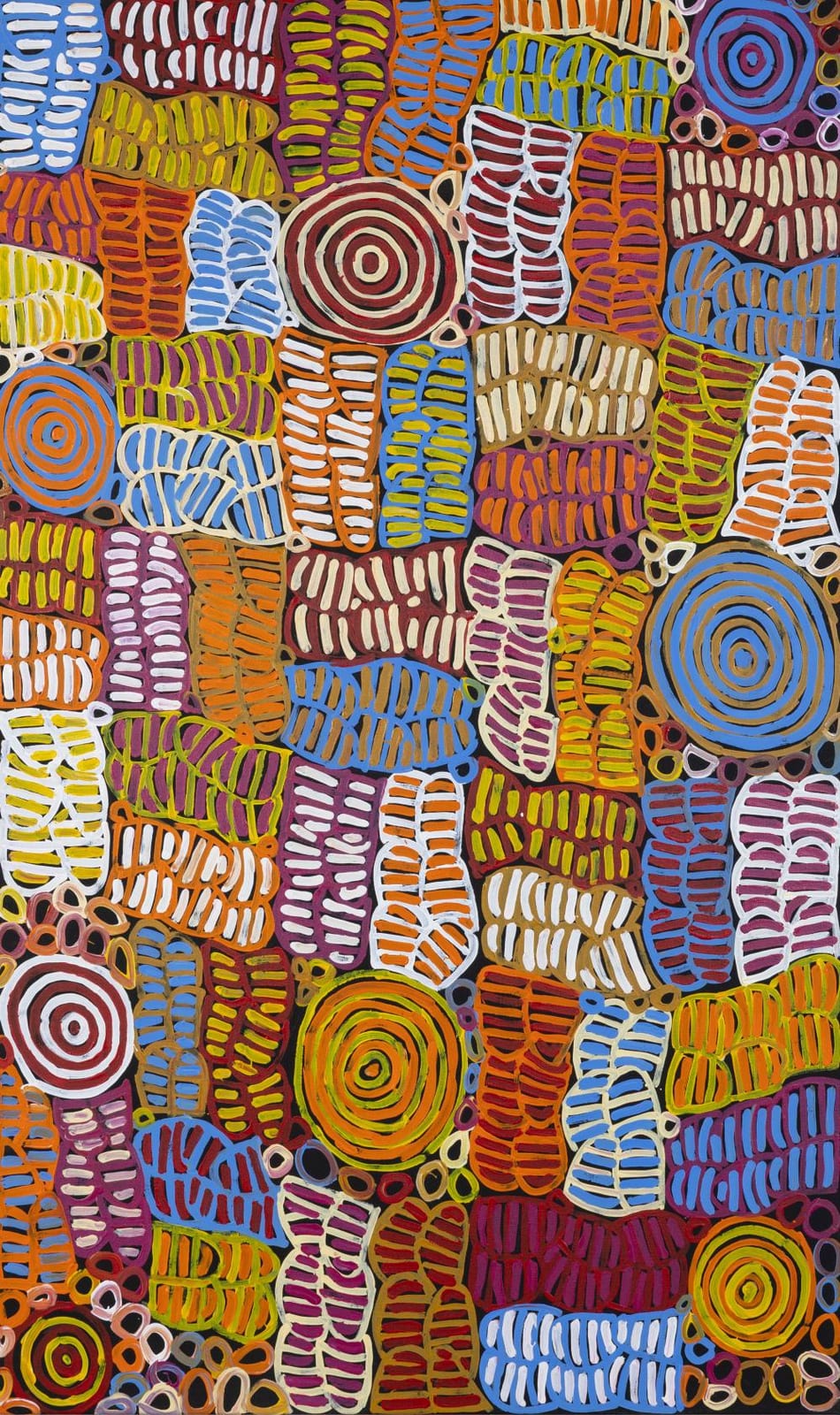 Betty Mbitjana comparable auction result: betty club mbitjana born 1955 untitled