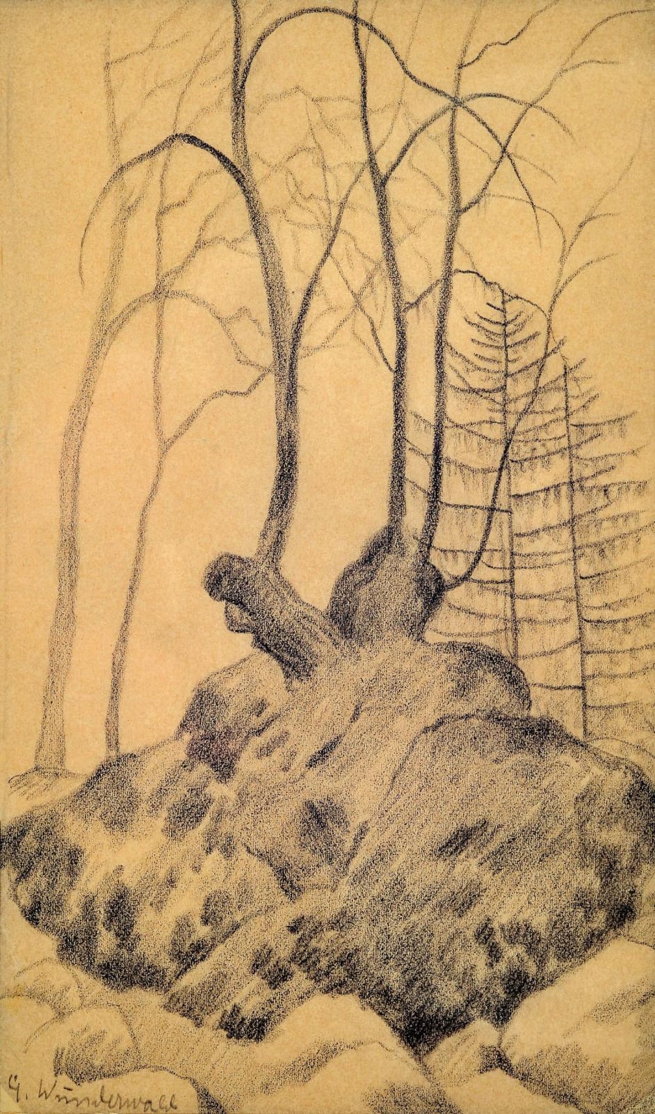 Gustav Wunderwald comparable auction result: gustav wunderwald 1882 cologne 1945 berlin bare trees