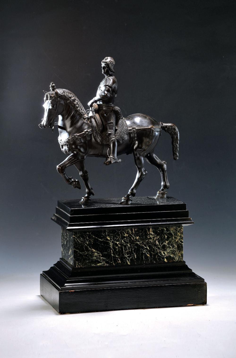 Andrea (1604) Vaccaro comparable auction result: equestrian statue of bartolomeo colleoni after andrea