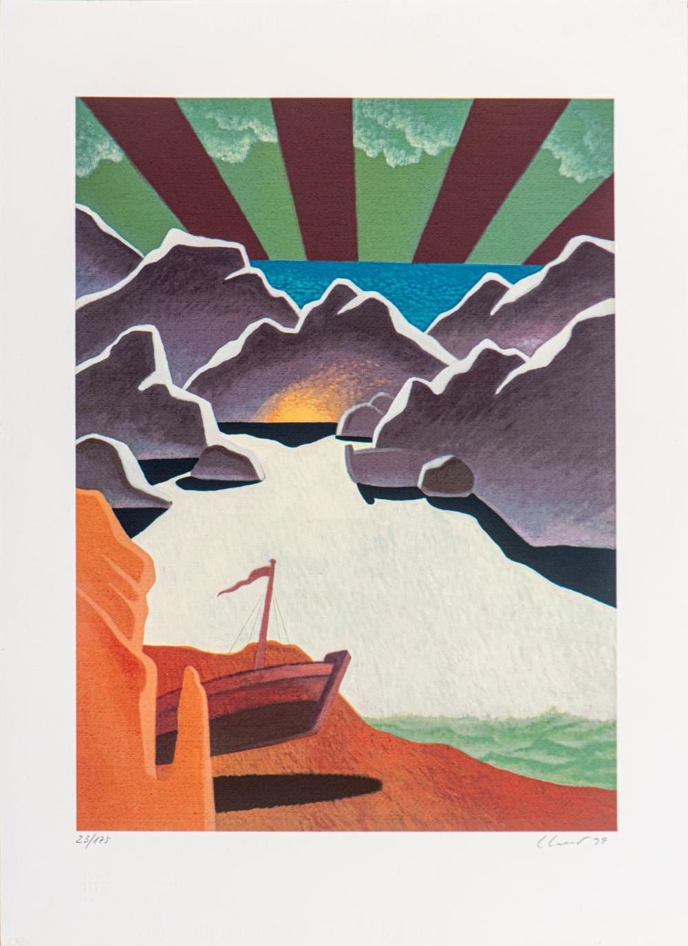 Carlos Calvet comparable auction result: carlos calvet serigrafia sobre papel dim aprox 69 x 50 cm