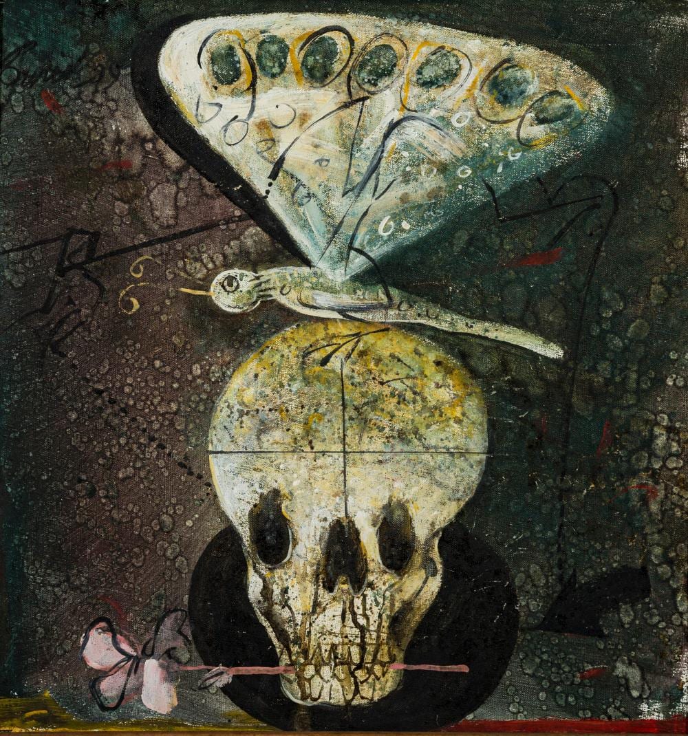 Sunil Kumar Das comparable auction result: sunil das 1939 2015 untitled signed and dated sunil 99 on top left oil on canvas