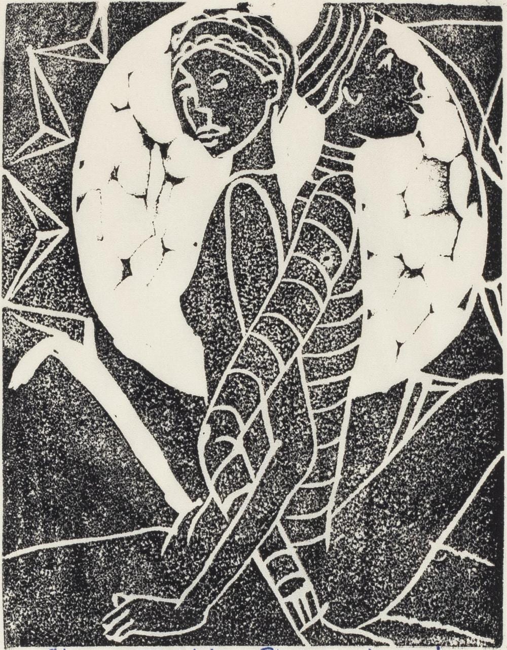 Dindga McCannon comparable auction result: dindga mccannon b 1947 black love black hope