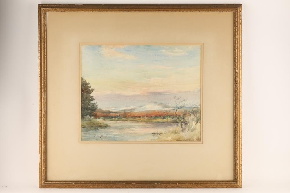 Andrew Archer Gamley comparable auction result: andrew archer gamley scottish 1869 1949 watercolour inland landscape