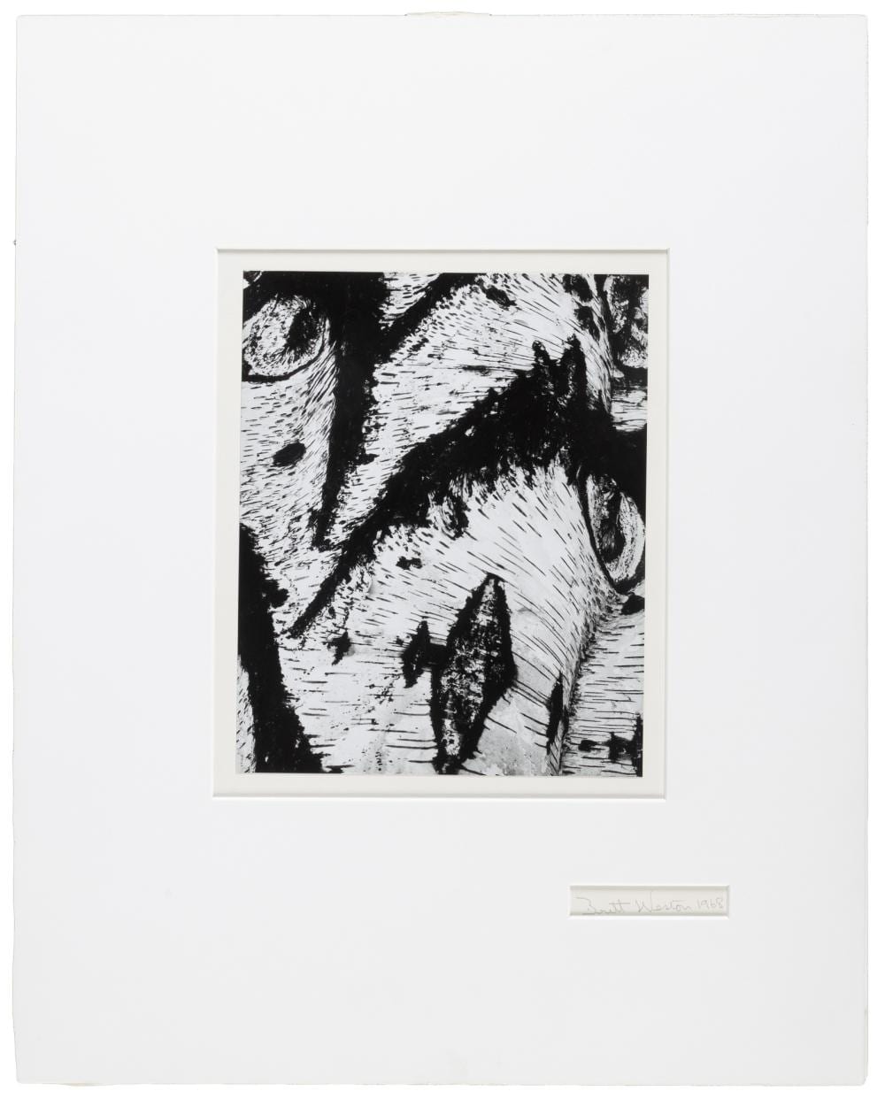 Brett Weston comparable auction result: signed by brett weston