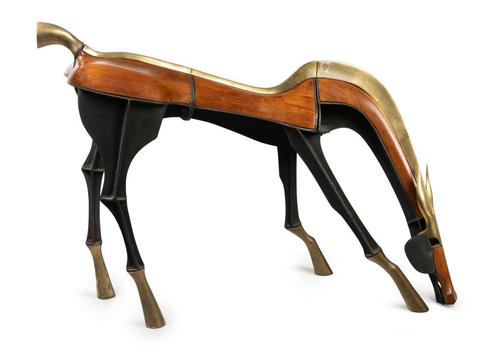 John Wood comparable auction result: john wood born 1967 equine sculpture australian circa 1989