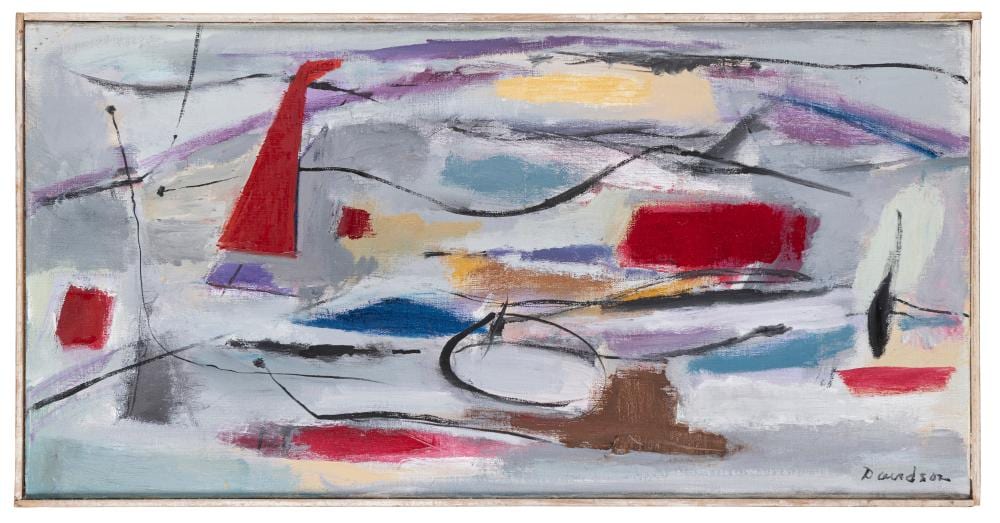 Morris Davidson comparable auction result: morris davidson american 1898 1979 abstract