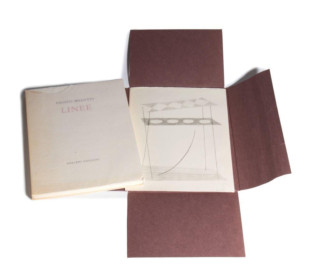 Fausto Melotti comparable auction result: fausto melotti rovereto 1901 milano 1986 linee 1975