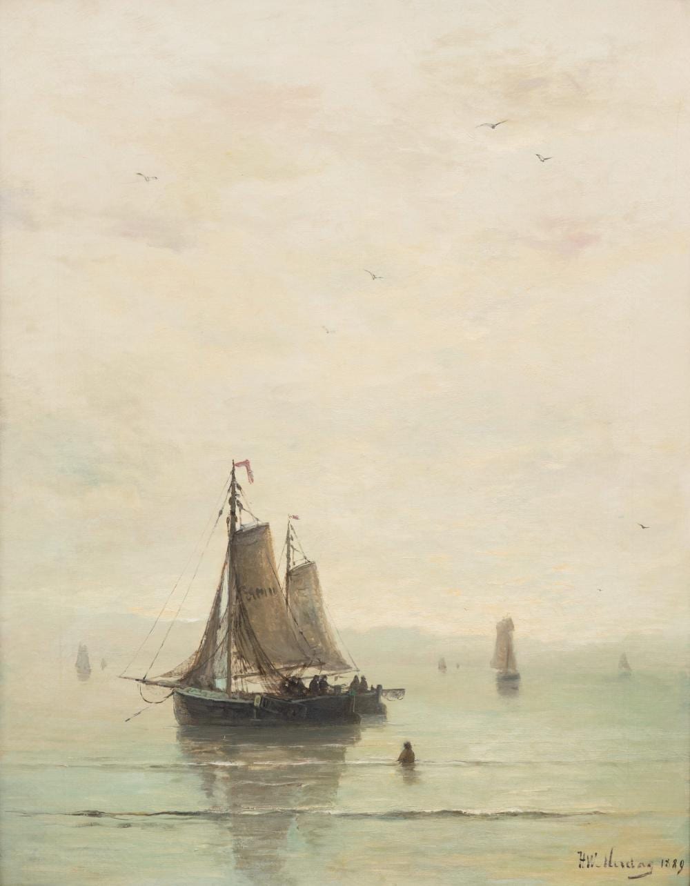 Hendrik Willem Mesdag comparable auction result: hendrik willem mesdag 1831 1915