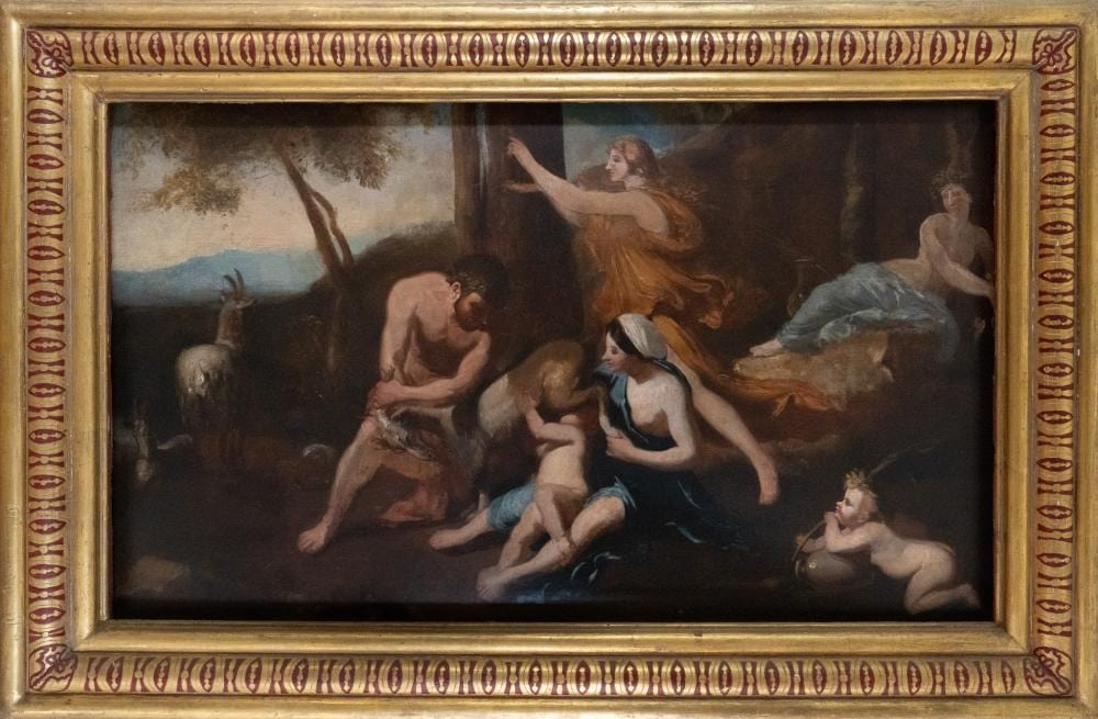 Robert Gavin comparable auction result: robert gavin scottish 1827 1883 after poussin the nurture of bacchus