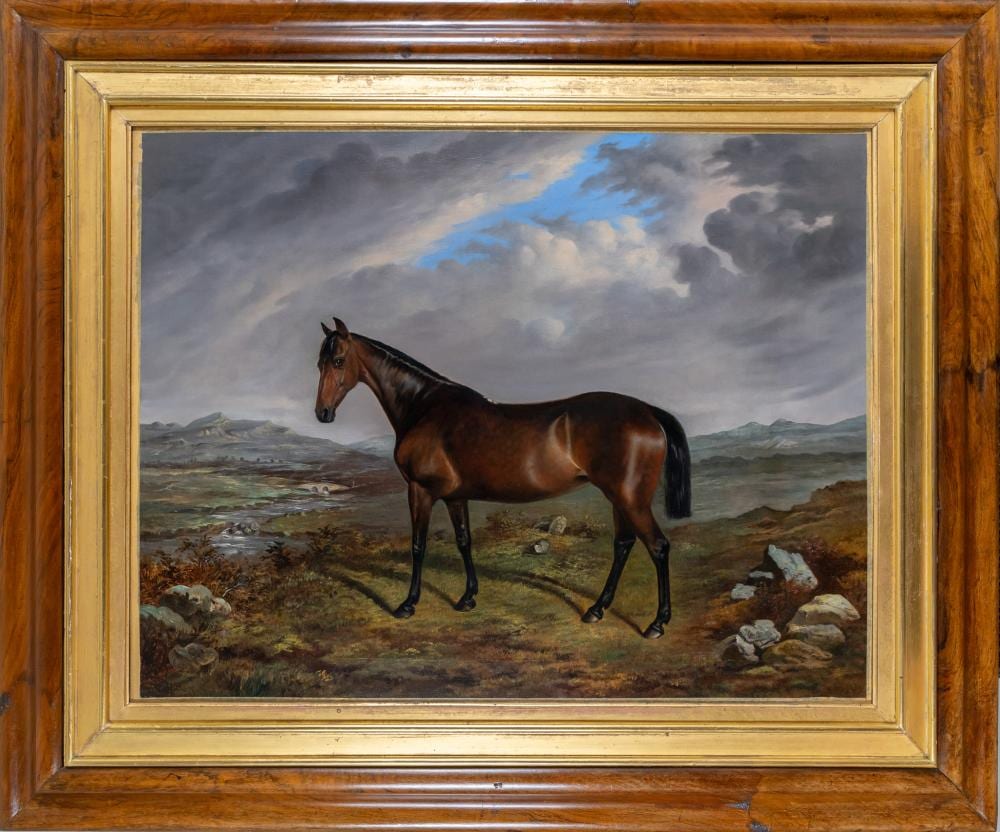 Benjamin Cam. Norton comparable auction result: benjamin cam norton british 1835 1900 a pair of portraits of a chestnut and white dappled horse