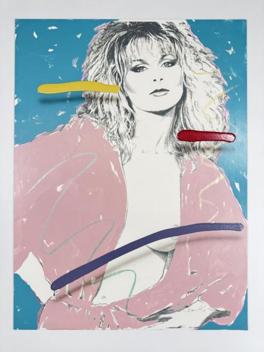 Jim Ceravolo comparable auction result: jim ceravolo b 1953 mixed media on paper